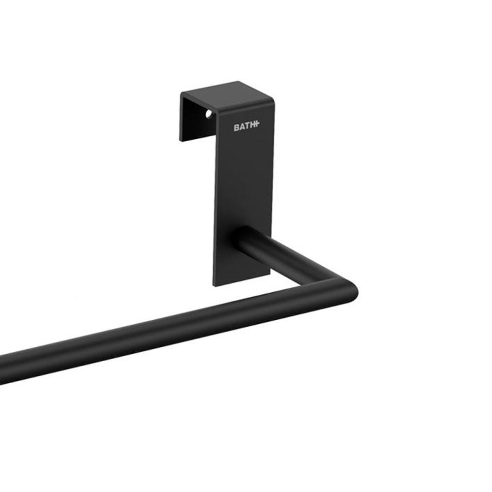 Porta asciugamani da appoggio in ottone verniciato della collezione 'Stick' by Cosmic - cm 28 - Nero