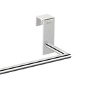 Porta asciugamani da appoggio in ottone cromato della collezione 'Stick' by Cosmic - cm 28