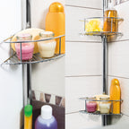 Portaoggetti doccia estensibile Metaform modello Spider 4 a 3 piani regolabili in altezza