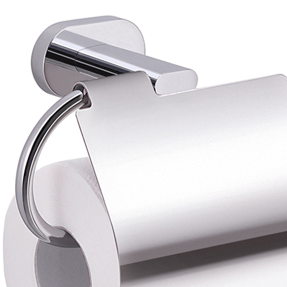 Portarotolo coperto a parete Gedy Bernina in acciaio inox cromo