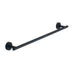 Portasalviette 60 cm a muro in Acciaio Inox Eros di Gedy - Nero Matt