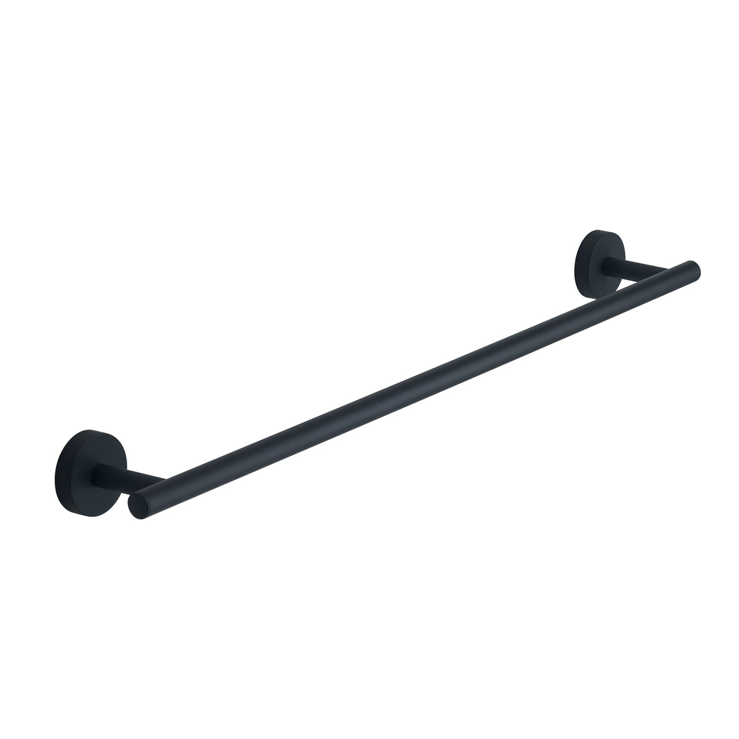 Portasalviette 60 cm a muro in Acciaio Inox Eros di Gedy - Nero Matt