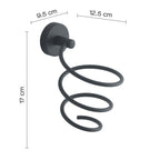 Porta Phon a muro in Acciaio Inox Eros di Gedy - Nero Matt