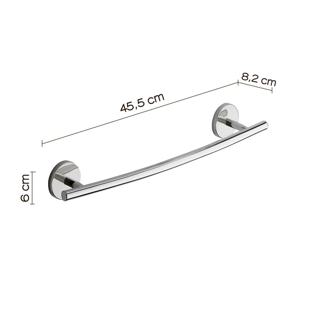 Portasalviette 45 cm a muro Vermont Pro di Gedy - Cromato