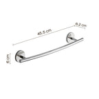 Portasalviette 45 cm a muro Vermont Pro di Gedy - Cromato