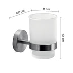 Portaspazzolini in Acciaio Inox AISI 304 Gedy serie Project - Spazzolato