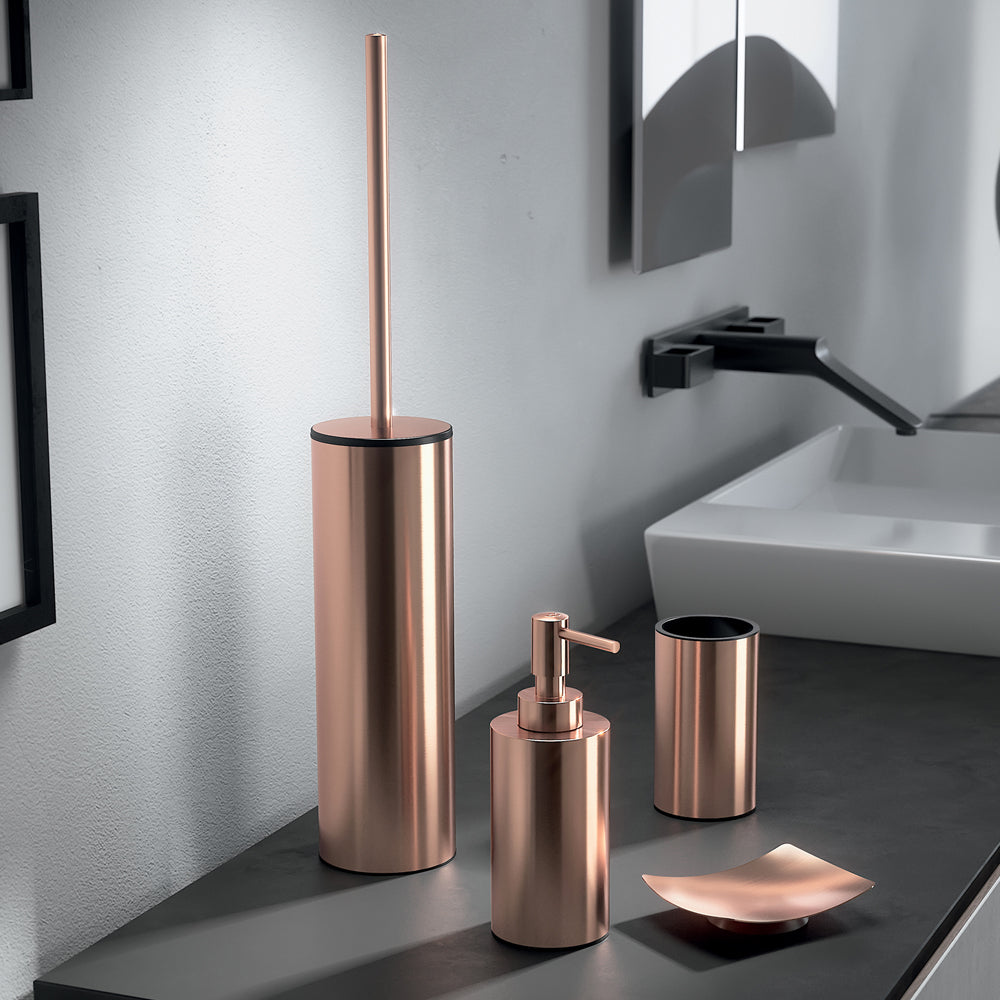 Set Accessori Bagno Gedy collezione Elettra in Acciaio Inox - Rame
