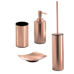 Set Accessori Bagno Gedy collezione Elettra in Acciaio Inox - Rame
