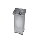 Scovolo in vetro acidato con base ottone collezione Forever di Colombo Design