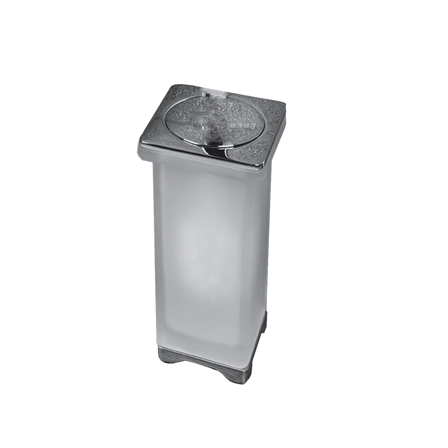 Scovolo in vetro acidato con base ottone collezione Forever di Colombo Design