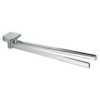 Porta salvietta doppio a snodo in ottone collezione Land di Colombo Design