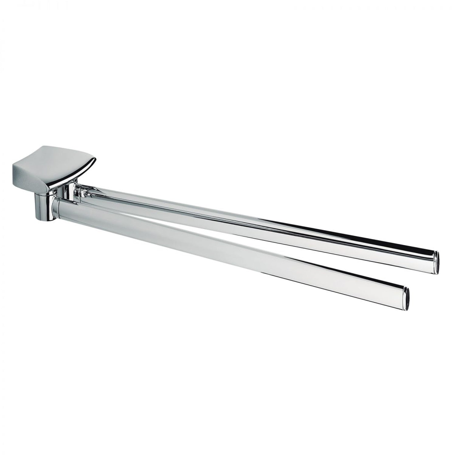 Porta salvietta doppio a snodo in ottone collezione Land di Colombo Design