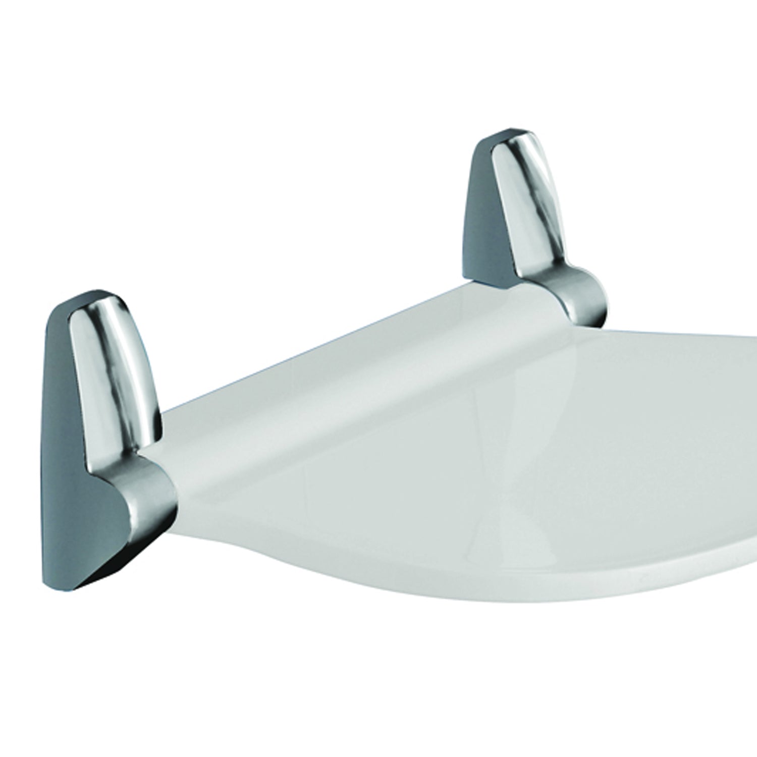 Sedile doccia ribaltabile per doccia Gedy modello Sound di Gedy - Bianco/Cromato