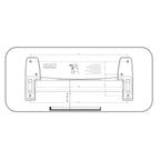 Sedile doccia ribaltabile per doccia Gedy modello Sound di Gedy - Bianco/Cromato