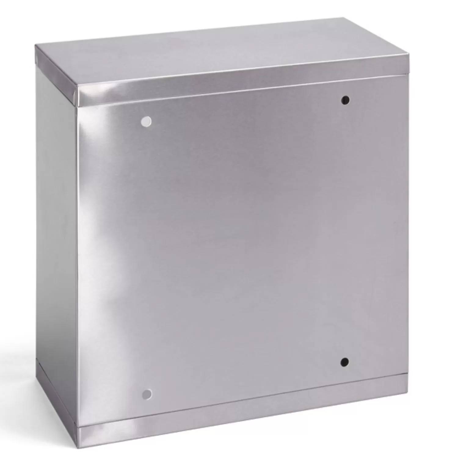 Armadietto dei medicinali con chiave Acciaio e vetro inox colore grigio