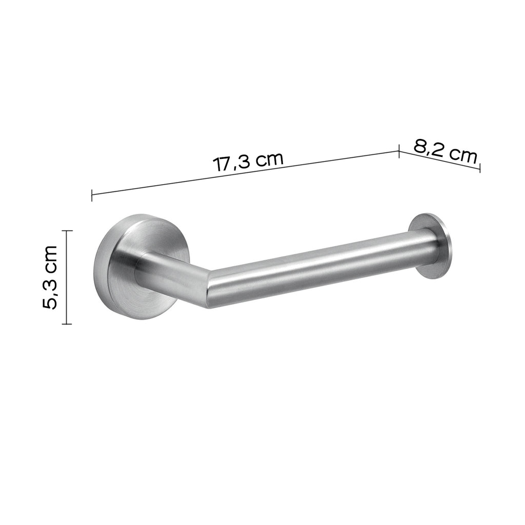 Portarotolo in Acciaio Inox AISI 304 Gedy serie Project - Spazzolato