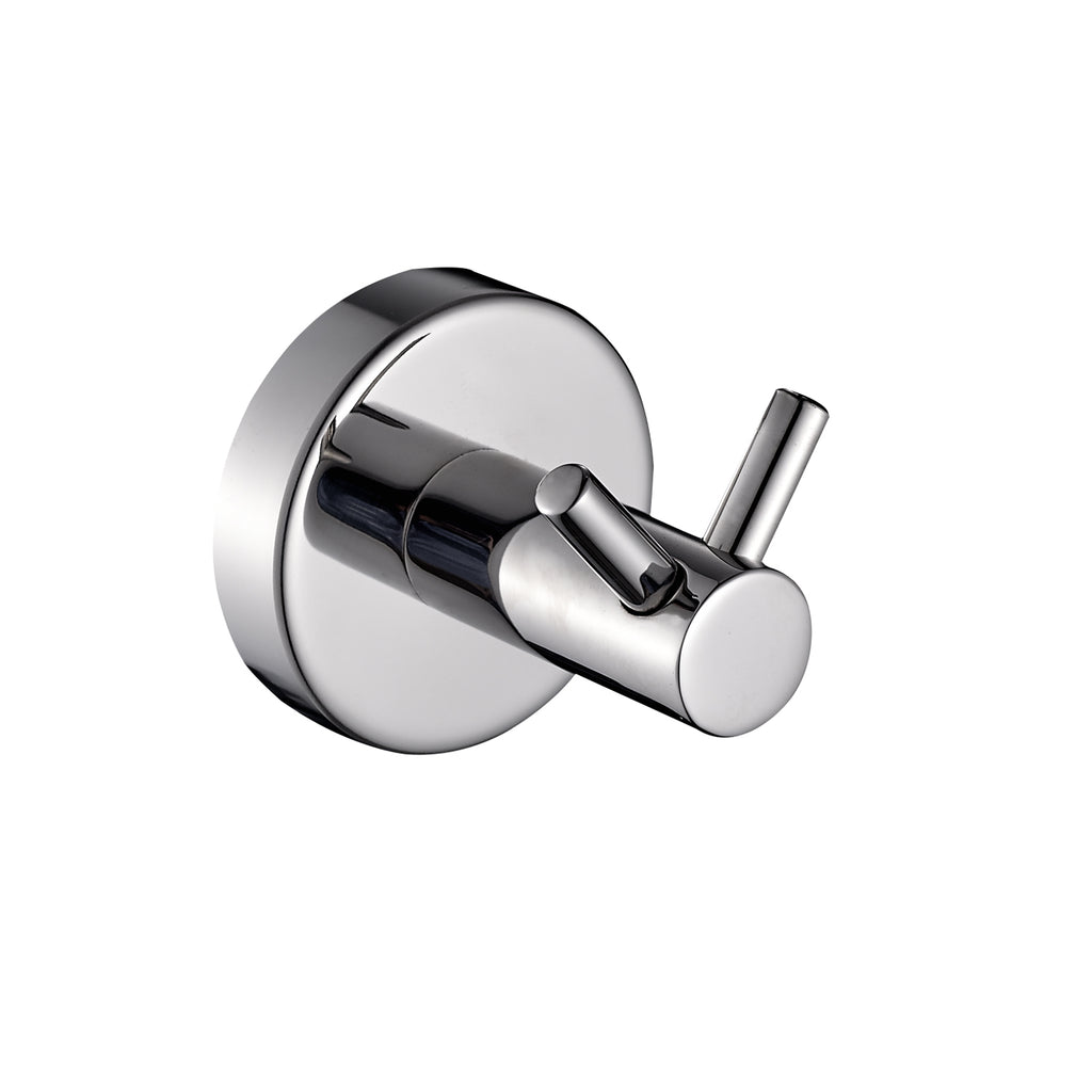 Appendiabiti doppio in Acciaio Inox AISI 304 Gedy serie Project - Lucido