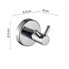 Appendiabiti doppio in Acciaio Inox AISI 304 Gedy serie Project - Lucido