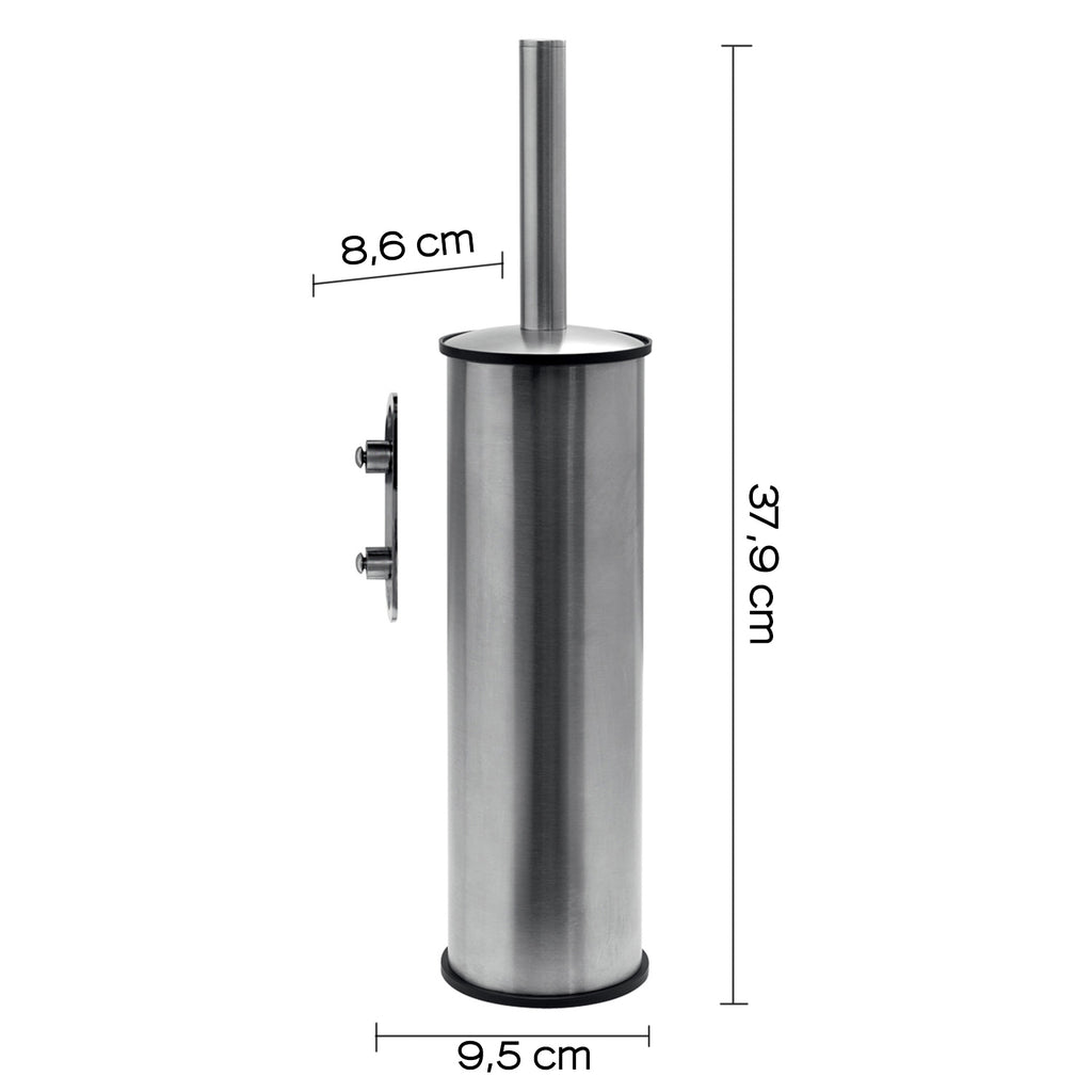 Scopino a parete in Acciaio Inox AISI 304 Gedy serie Project - Spazzolato