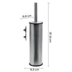 Scopino a parete in Acciaio Inox AISI 304 Gedy serie Project - Spazzolato