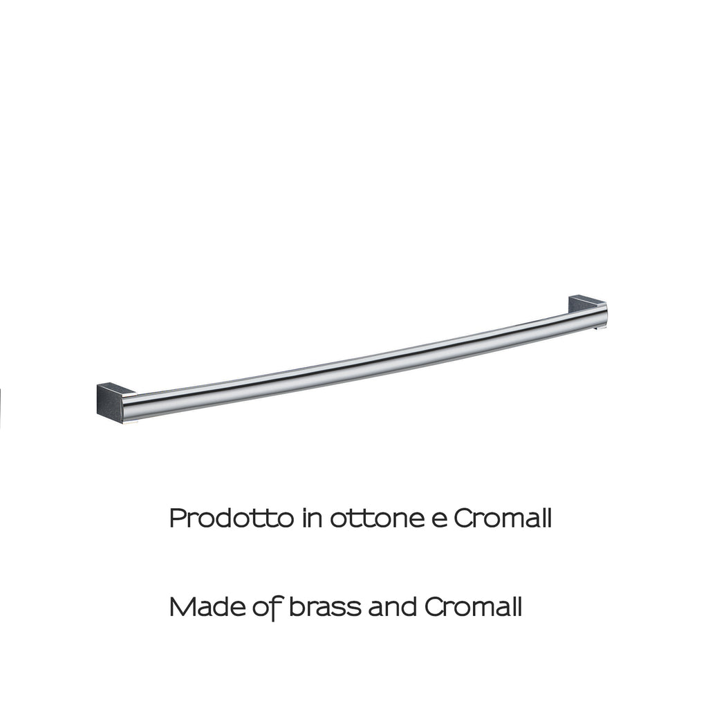 Portasalviette 60 cm a parete Kent di Gedy - Cromato