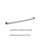 Portasalviette 60 cm a parete Kent di Gedy - Cromato