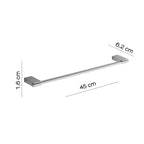 Portasalviette 45 cm in Acciaio Inox di Gedy serie Kansas - Cromato