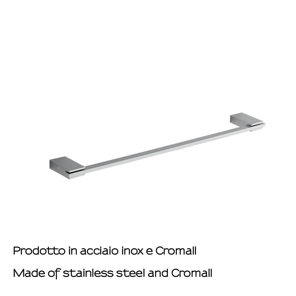 Portasalviette 45 cm in Acciaio Inox di Gedy serie Kansas - Cromato