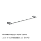 Portasalviette 45 cm in Acciaio Inox di Gedy serie Kansas - Cromato