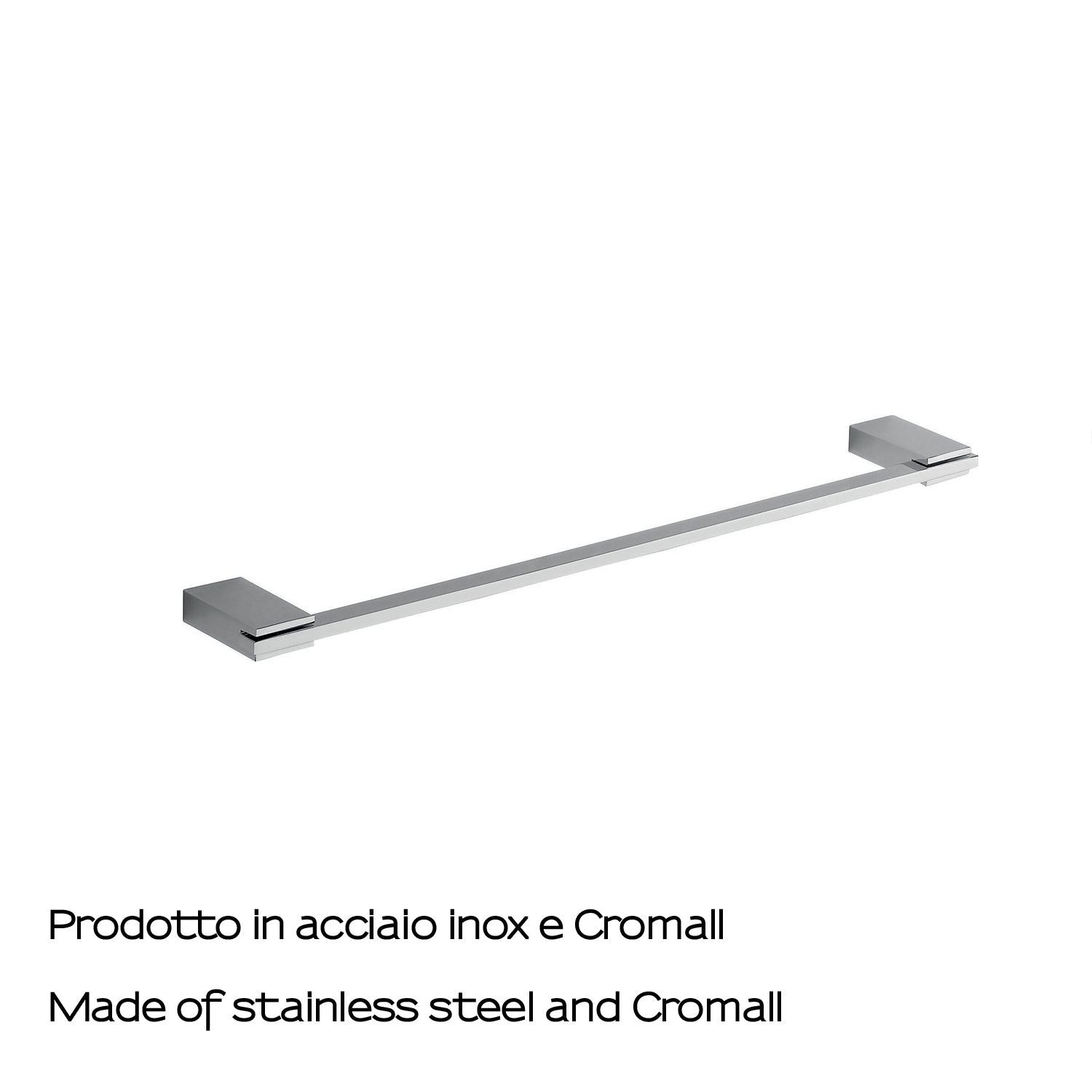 Portasalviette 45 cm in Acciaio Inox di Gedy serie Kansas - Cromato