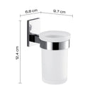 7810-13 Gedy Portaspazzolini Maine in acciaio inox