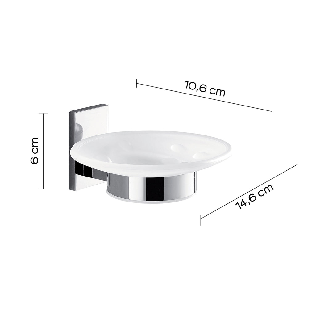 Gedy Portasapone Maine in acciaio inox