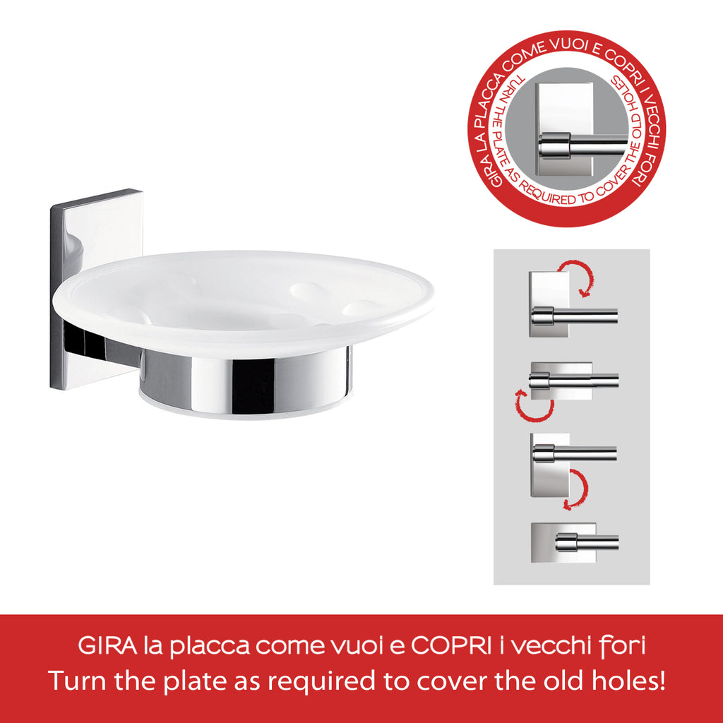 Gedy Portasapone Maine in acciaio inox