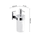 Gedy Dosasapone con erogatore in ABS cromato Maine in acciaio inox