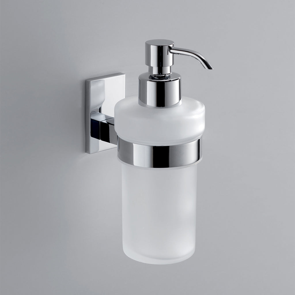 Gedy Dosasapone con erogatore in ABS cromato Maine in acciaio inox