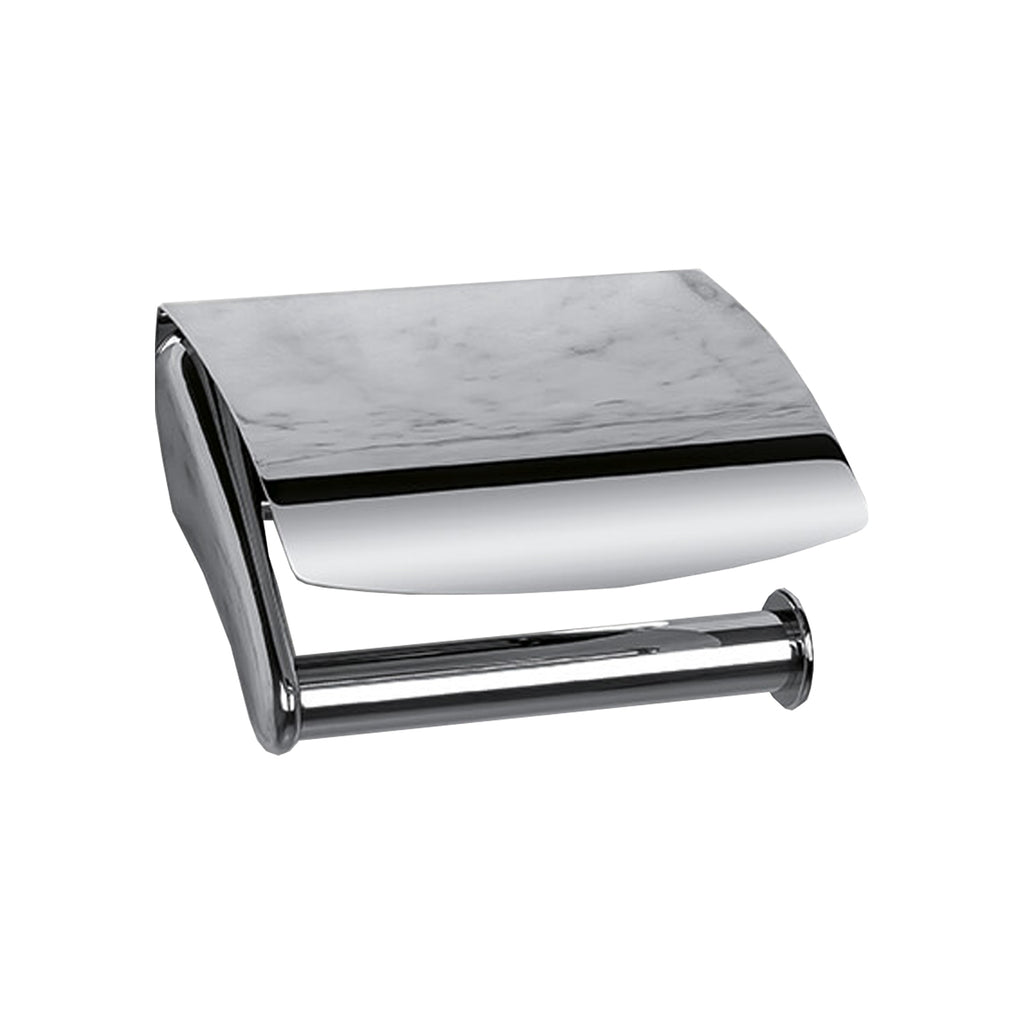 Porta rotolo coperto in ottone collezione Land di Colombo Design