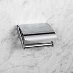 Porta rotolo coperto in ottone collezione Land di Colombo Design