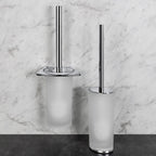 Porta scopino a muro in ottone collezione Land di Colombo Design