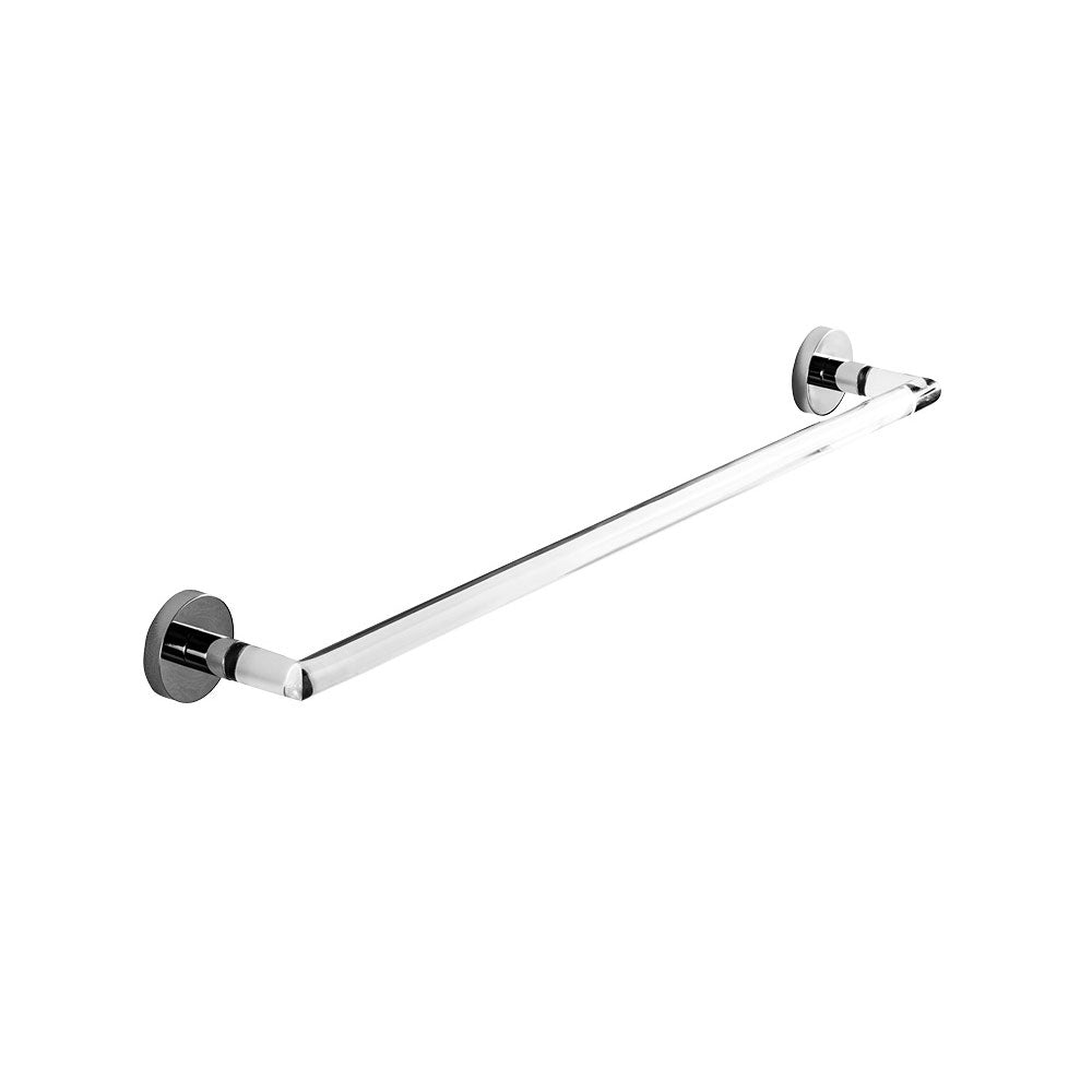 Porta Asciugamani a Muro 'Ghost' in Plexiglass e metallo by Cipi 40x8