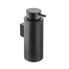 Dispenser sapone a muro in ottone verniciato della collezione 'Black & White' by Cosmic - Nero satinato