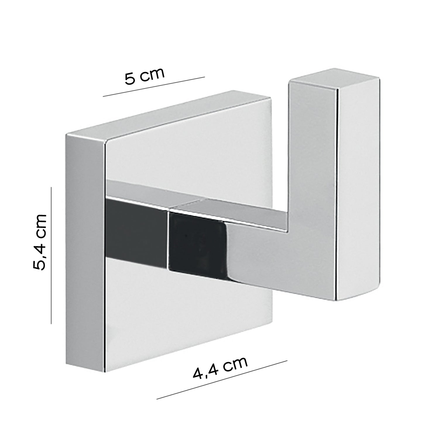 Appendiabiti a muro Gedy modello Elba in ottone - Cromato
