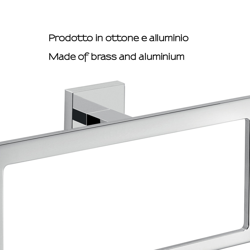 Portasalviette a muro ad anello Gedy modello Elba - Cromato