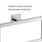 Portasalviette a muro ad anello Gedy modello Elba - Cromato