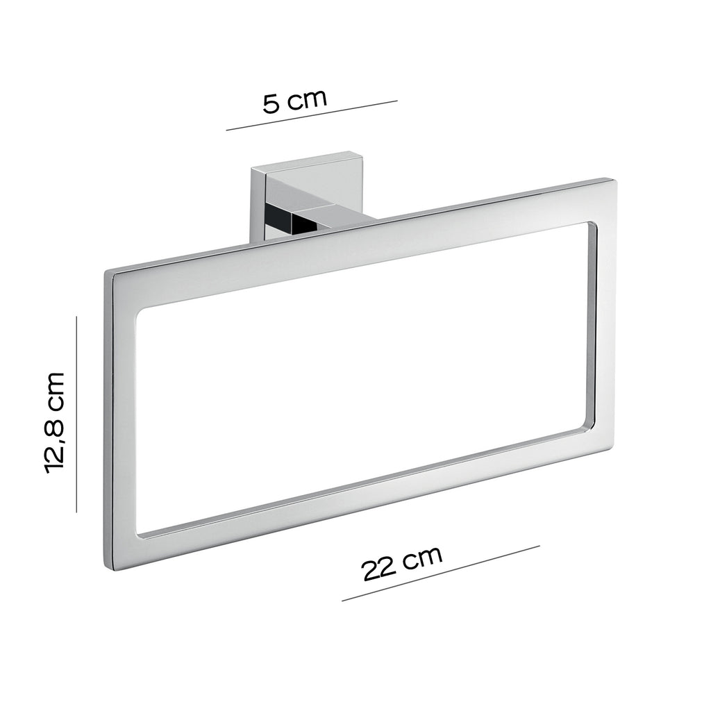Portasalviette a muro ad anello Gedy modello Elba - Cromato