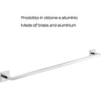 Portasalviette a muro 65 cm Gedy modello Elba - Cromato