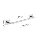 Portasalviette a muro 35 cm Gedy modello Elba - Cromato