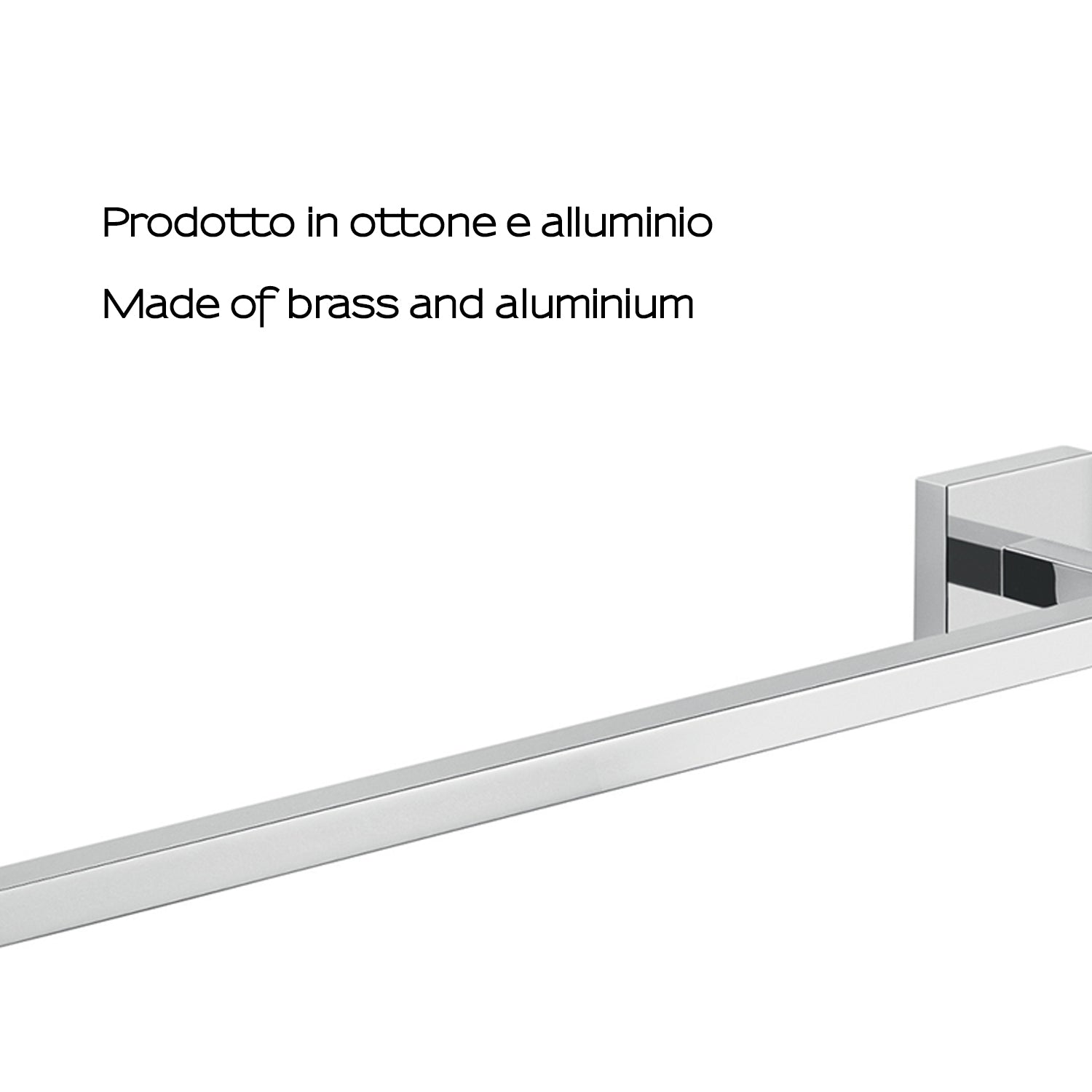 Portasalviette a muro 35 cm Gedy modello Elba - Cromato