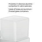 Portaspazzolini a muro Gedy modello Elba - Cromato