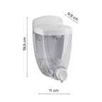 Distributore sapone a parete Gedy modello Torpedo da 600 ml - Bianco