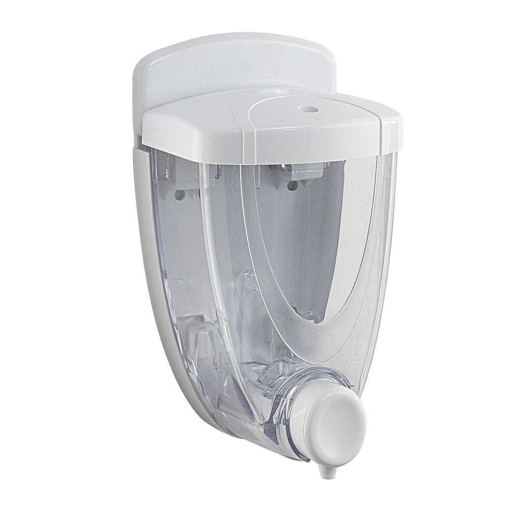 Distributore sapone a parete Gedy modello Torpedo da 600 ml - Bianco